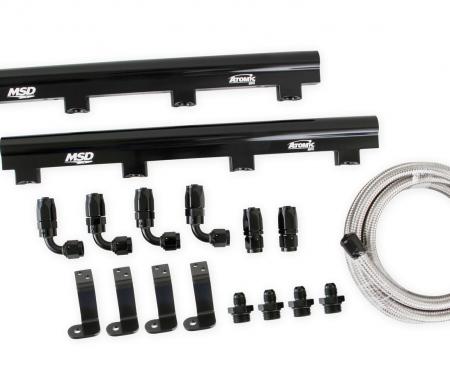 MSD Atomic EFI Billet Fuel Rail Kit 2723