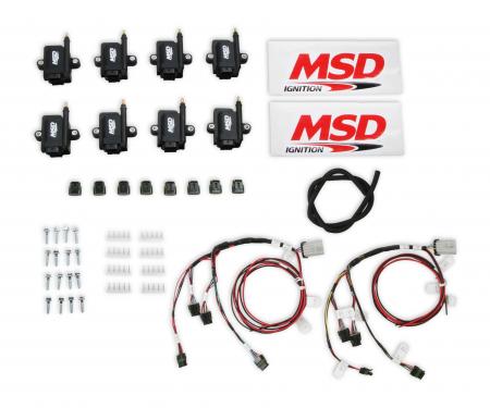 MSD Ignition Coil, Smart, Big Wire Kit, Black 82893-KIT