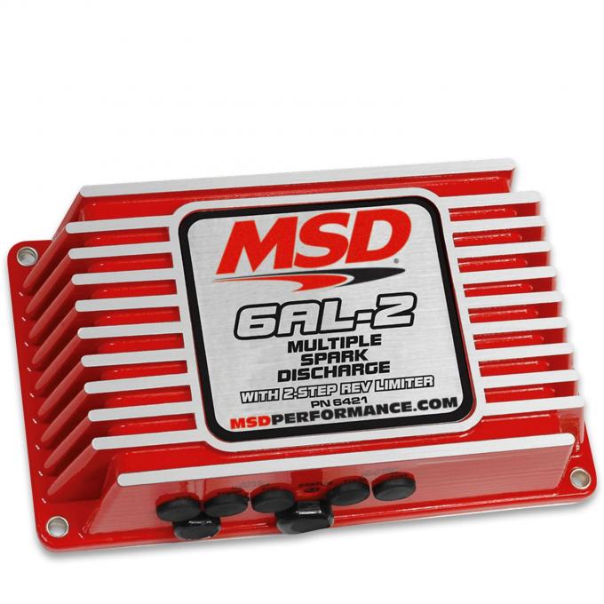 MSD 6AL-2 Ignition Control, Red 6421