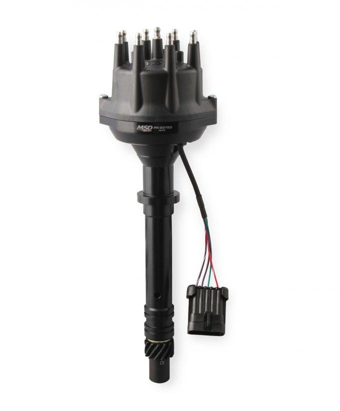 MSD Black Chevy Small / Big Block Dual Sync Distributor 23753