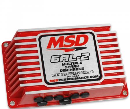 MSD 6AL-2 Ignition Control, Red 6421