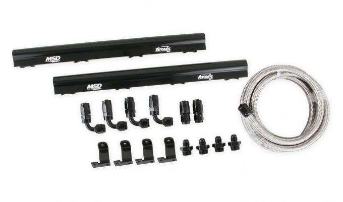 MSD Atomic EFI Billet Fuel Rail Kit 2725