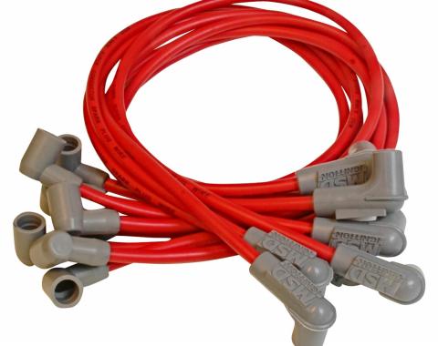 MSD Super Conductor Spark Plug Wire Set, Small Block Chevy, Socket Dist. Cap 31599