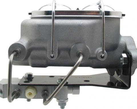 MBM Universal Aluminum Proline Master Cylinder w/ Bottom Mount Disc/ Drum Proportioning Valve MCK112BM