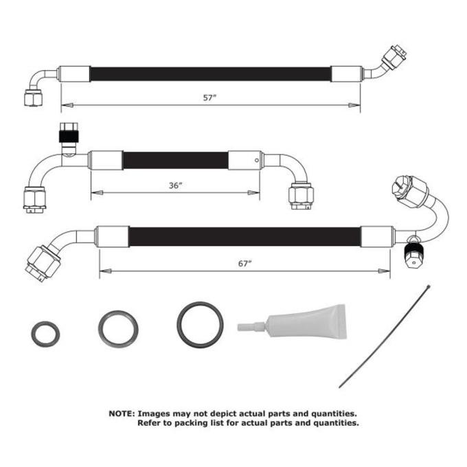 Vintage Air 1964-67 Chevelle SureFit™ Reduced Barrier Standard Hose Kit 524476