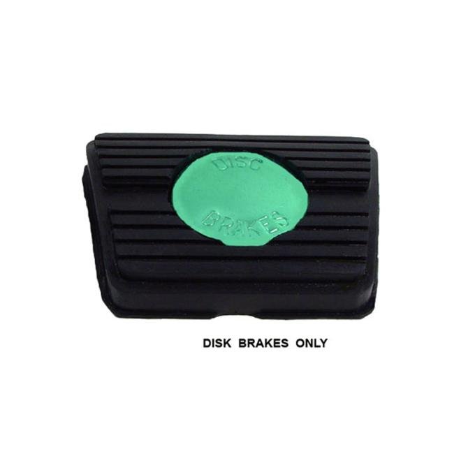 Metro Moulded Parts 1967-1969 Pontiac / Chevrolet Clutch or Brake Pedal Pads, with Stainless Steel Center CB 99-H