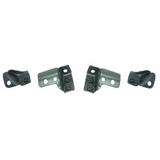 1967-1968 Chevrolet Camaro Inner and Outer Rear Bumper Mounting Bracket Set