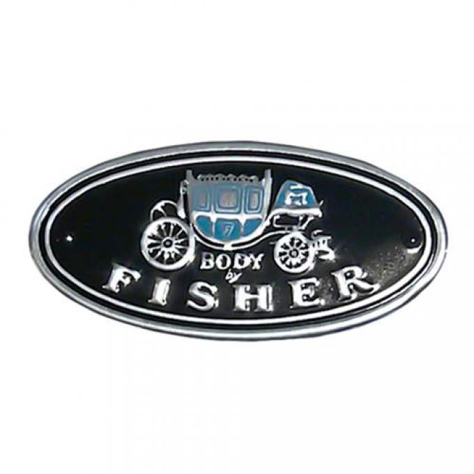 1962-1981 Body by Fisher Door Sill Plate Emblem