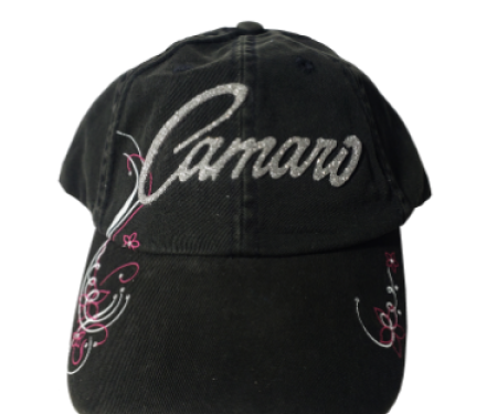 Ladies Black Camaro Cap