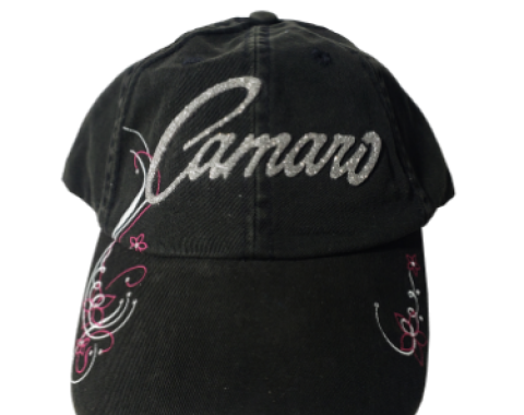 Ladies Black Camaro Cap