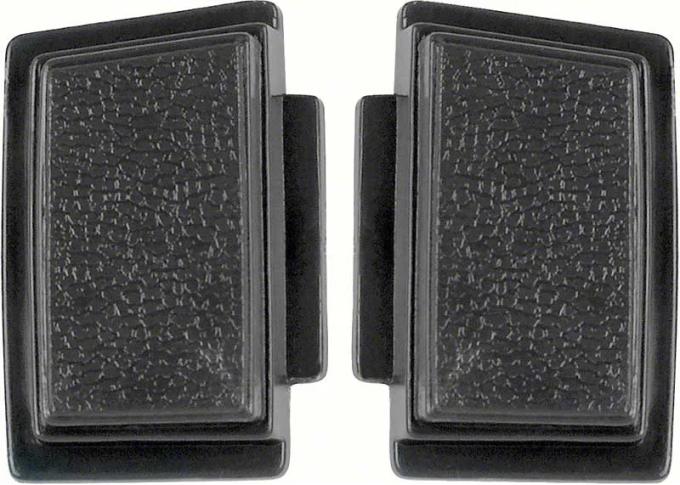 AMD Steering Wheel Horn Buttons, Black Pair, 69 Nova; 69 Camaro; 69 Chevelle El Camino X459-3569-3BLKP
