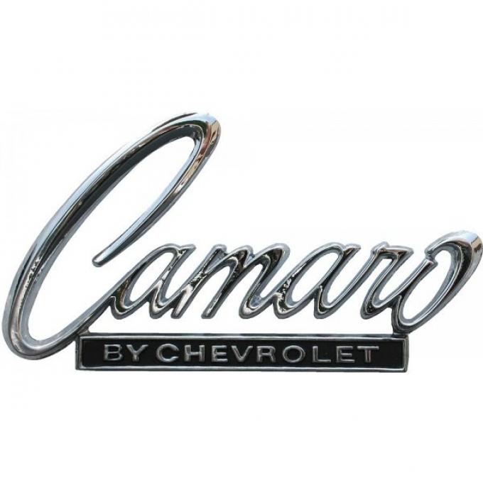 Camaro Header Panel & Deck Lid Emblem, Camaro By Chevrolet,1968-1969