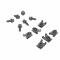 AMK Products Leaf Spring Front Eye Bracket Bolt and Nut Kit, 70-73 Camaro Firebird X865-3570-1S