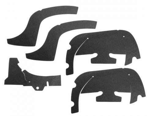 SoffSeal Splash Flap Kit, 5 Pieces for 1967-68 Chevrolet Camaro and Pontiac Firebird, Set SS-3045