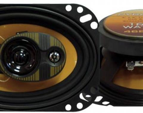 Camaro Speakers, 4x6" Dash, 160 Watt, 1982-1992