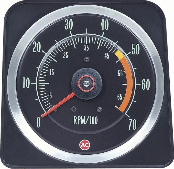 AMD Tachometer, 5000 Red Line (SS 350 5" X 7"), 69 Camaro K-6469381