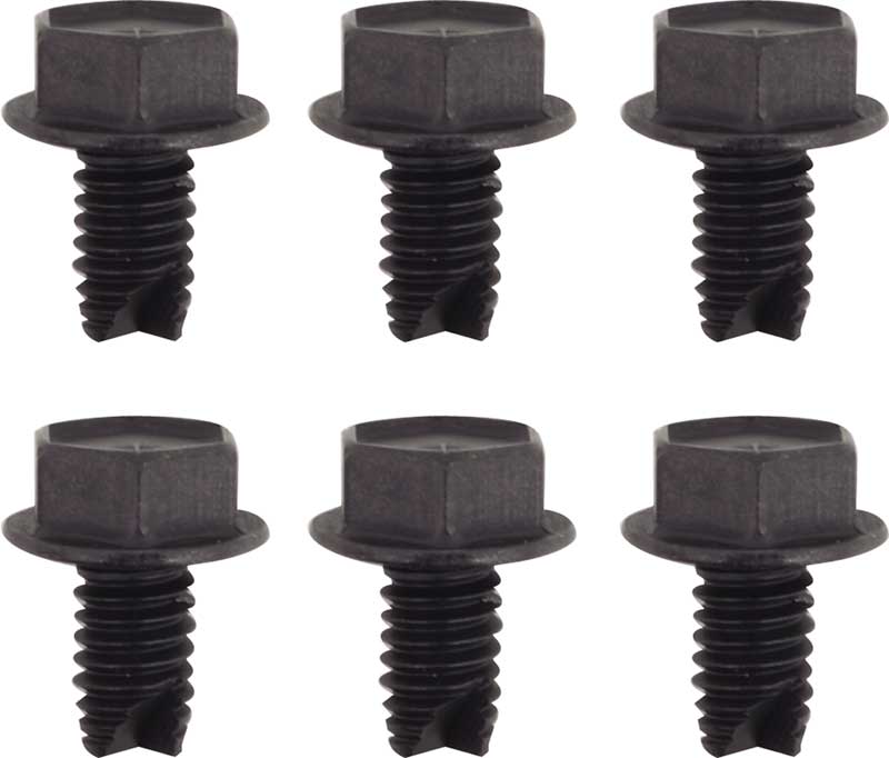 Fine Thread 6 Piece Fuel and Brake Line Clamp Bolt Set, 19671969 Camaro Depot