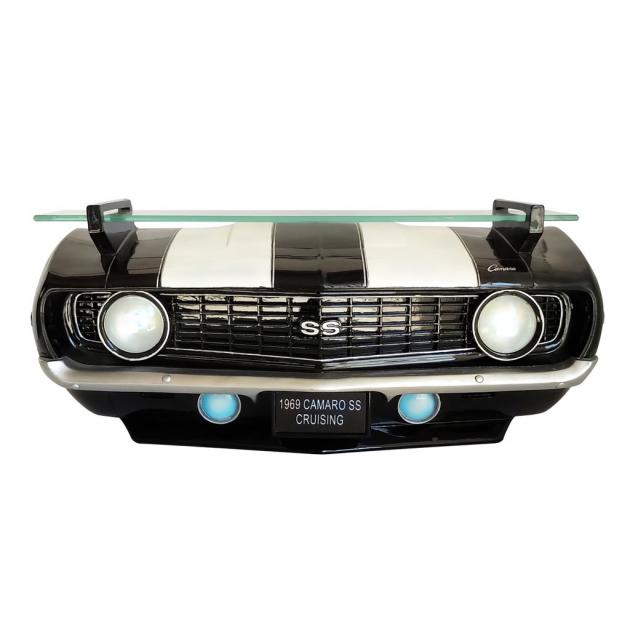 CAMARO SS ディスプレイオブジェ 1969 Chevrolet Camaro Front End Wall Shelf, with Working LED