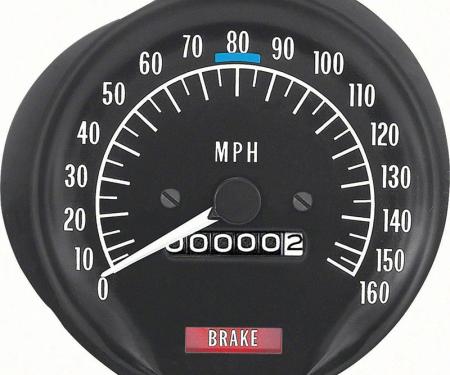 AMD Speedometer, 160 MPH without Seat Belt Warning, 70-74 Firebird K-6492882