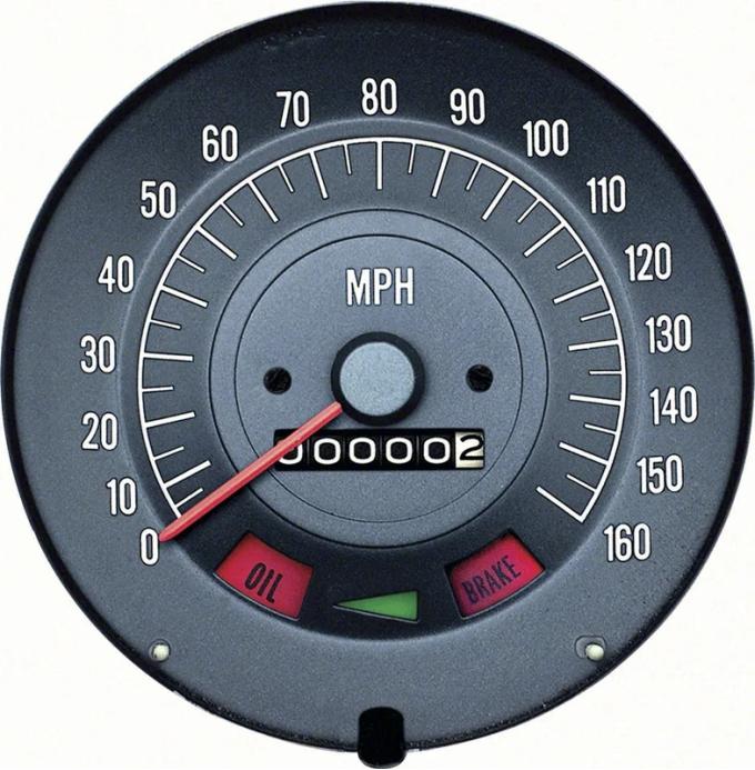 AMD Speedometer, 160 MPH for models without Gauges, 68 Firebird K-6481931