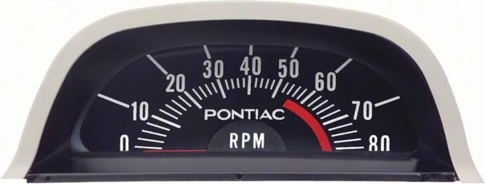 AMD Hood Tachometer, 5500 Redline (6 Cylinder Point Ignition), 68 Firebird K-6468971