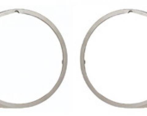 Classic Headquarters Camaro Headlight Bezels without Trim, Pair W-760