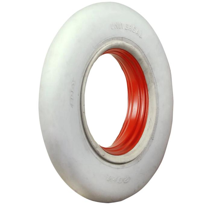 Universal Smooth Tread Tire All White 20x4 80860