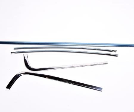 Redline Restomotive® 1967-1969 Camaro / Firebird Coupe 5 Piece Rear Window Moulding Set