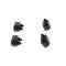 AMD Door Bumper Kit, 4pcs, 68-74 GM X-Body; 70-81 Camaro Firebird; 68-72 GM A-Body X501-3068-S