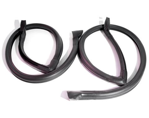 Metro Moulded Parts 1982-1992 Chevrolet / Pontiac Roof Rail Seals with Molded Ends. for 2-Door Hardtop RR 7003
