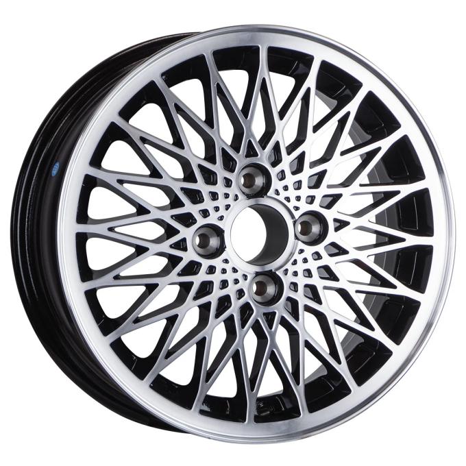 Maxilite 15x6 Porsche 924 Style Wheel Black / DC lip 4x108mm bp 322001