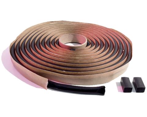 Metro Moulded Parts Ribbon Sealer for Auto Glass Replacement with Setting Blocks MW38115