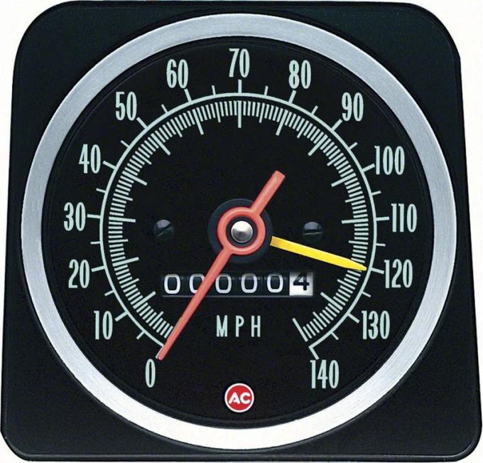 AMD Speedometer, 140 MPH with Speed Warning, 69 Camaro (COPO) K-6492576