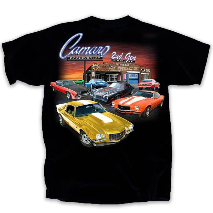 Camaro 1970-1981 Generation Camaro Garage Adult T-Shirt
