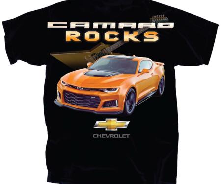 Camaro Rocks Adult T-Shirt