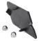 AMD Gas Door Emblem, Z28 Charcoal, 80-81 Camaro T-6951