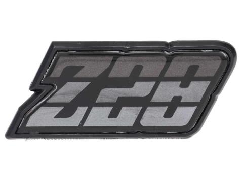AMD Gas Door Emblem, Z28 Charcoal, 80-81 Camaro T-6951