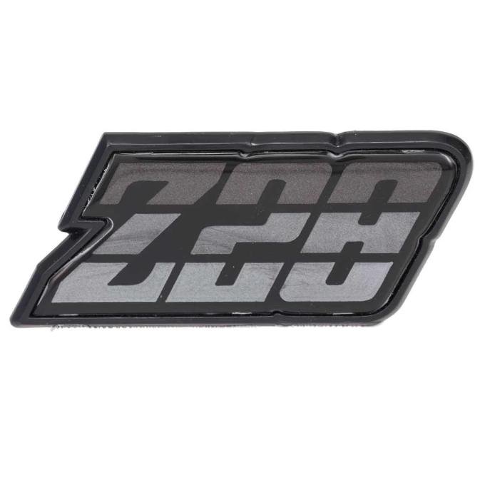 AMD Gas Door Emblem, Z28 Charcoal, 80-81 Camaro T-6951