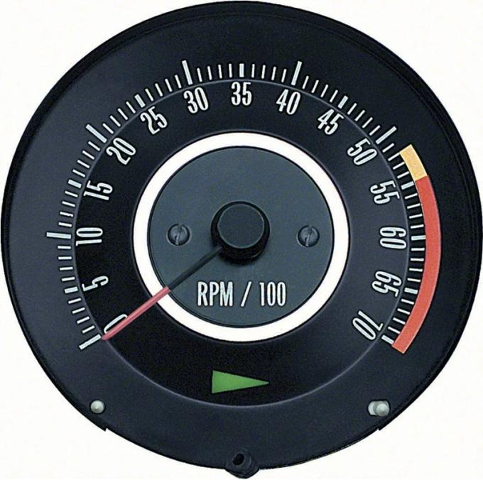 AMD Tachometer, 5500 Redline (350 or 396/325HP), 67 Camaro K-6468910