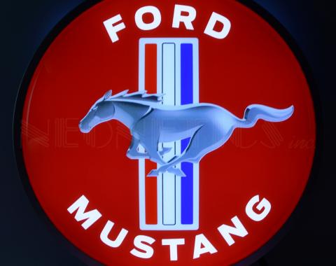 Neonetics Backlit and Specialty Led Signs, Ford Mustang 15 Inch Backlit Led Lighted Sign