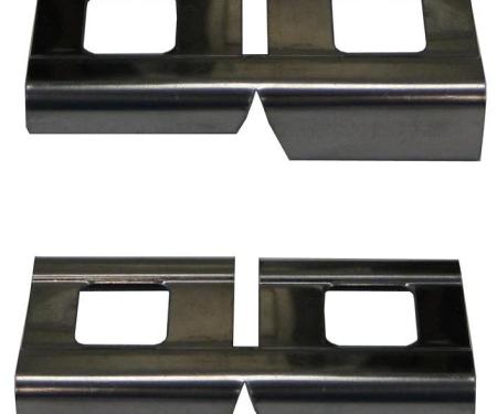 Golden Star 1967 Chevy Camaro Roof Rail Weather Strip Channel Corner Connector Pair RR01-67C