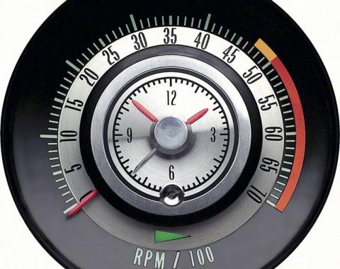 AMD Tachometer, 5000 Redline Tic-Toc, 68 Camaro K-6468714