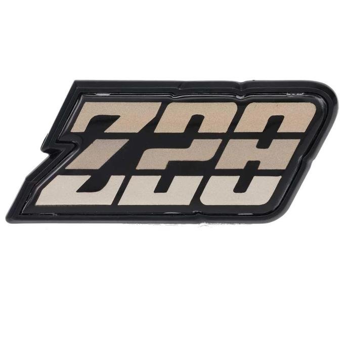 AMD Gas Door Emblem, Z28 Gold, 80-81 Camaro T-6954