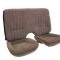 Acme Auto Front and Rear Seat Upholstery with Solid Rear Back Rest U401S