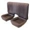 Acme Auto Front and Rear Seat Upholstery with Solid Rear Back Rest U406