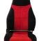 Acme Auto Front and Rear Seat Upholstery with Solid Rear Back Rest U306