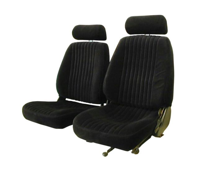 Acme Auto Front and Rear Seat Upholstery with Solid Rear Back Rest Base Model U412