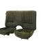 Acme Auto Front and Rear Seat Upholstery with Split Rear Back Rest U303