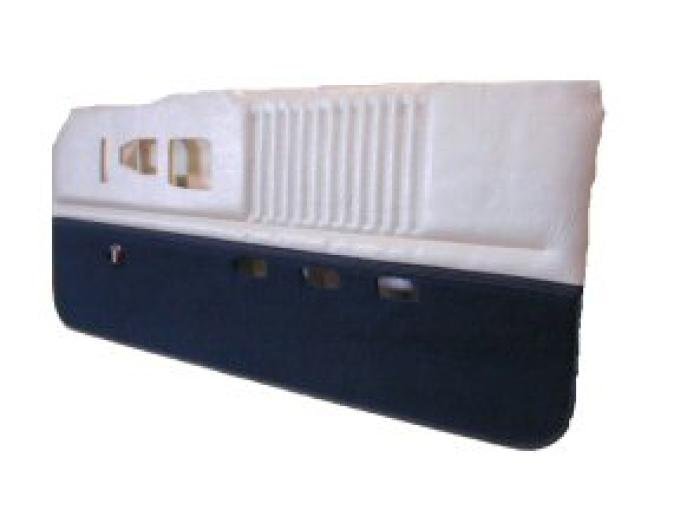 Acme Auto Door Panel Set, 1982 Chevrolet Camaro Pace Car DP82-4855 | 4855 Silver Oxen Vinyl with 1806 Navy Carpet