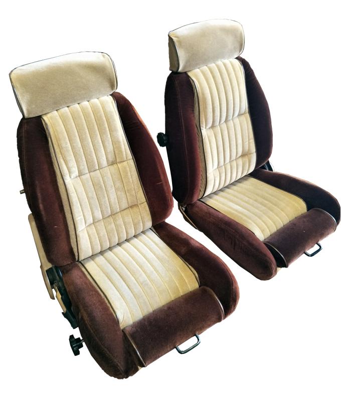 Acme Auto Front and Rear Seat Upholstery with Solid Rear Back Rest U415
